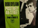 Bob Dylan 45rpm picture sleeve. Positively 4th Street Buick 6
