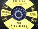 Greasy 1958 Garage R&B Latin Tittyshaker Horror 45 Five Blobs The Blob EX HEAR