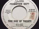 TEEN The Hi Tones THIS SIDE OF TWENTY Sparton 45 rare Canadian pressing
