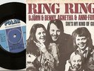 BJÖRN BENNY AGNETHA ANNI-FRID RING RING DANISH 45+PS 1973 POLAR ABBA BEFORE ABBA