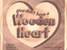 LINDA HALL--PICTURE SLEEVE + 45---(U DON'T HAVE A WOODEN HEART)--PS-PIC--SLV