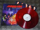 Annihilator 'Criteria For A Black Widow' Red/Magenta Split Bi-Colored Vinyl Rare