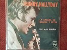 Johnny Hallyday  Chile Picture Sleeve Bonnie y Clyde