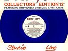 BON JOVI let it rock: blue vinyl 12
