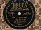 78 rpm Bing Crosby Decca 23778 White Christmas in EE-/E