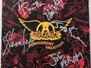 Aerosmith Permanent Vacation LP 1987 FULLY SIGNED RARE