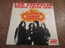 45 tours LED ZEPPELIN whole lotta love