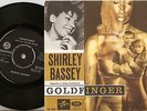 SHIRLEY BASSEY GOLDFINGER DANISH 45+PS 1965 JAMES BOND MOD 007 SEAN CONNERY