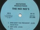 THE NO NO'S —WHO SHOT THE PRESIDENT— 1981 san diego kbd punk 45 EP | RARE LISTEN