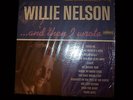 WILLIE NELSON LP: And Then I Wrote, shrink, stereo, Liberty 1962 debut album