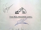 RCA Promo Folder multiple signatures of Elvis people