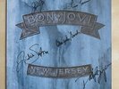 BON JOVI New Jersey Original vinyl LP with inner FULLY SIGNED Vertigo VERH 62