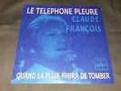 CLAUDE FRANÇOIS (FRANCOIS) HIPER RARE PORTUGUESE TECLA TE 30010 7/45 PORTUGAL
