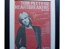 TOM PETTY+Damn Torpedoes+POSTER+AD+RARE+ORIGINAL+1980+FRAMED+EXPRESS GLOBAL SHIP