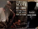 JOE PASS w/ CLIFFORD SCOTT LP - Out Front - PJ 66,1969 + LES MCCANN mono shrink