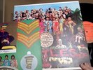EX 1976 THE BEATLES album Sgt Peppers lp SMAS 2653 Stereo with INSERT play grade