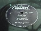 GENE VINCENT CRAZY LEGS UK PRESS 78 RPM RECORD