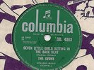 1959 UK #3 THE AVONS 78  SEVEN LITTLE GIRLS SITTING IN BACK SEAT  COL DB 4363 EX