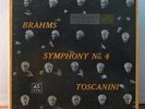 Toscanini Brahms Symphony No.4 RCA WDM 1713 45 RPM Box Set Red Wax.EX Rare