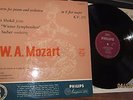 CLARA HASKIL SACHER Mozart Piano 1956 PHILIPS Cover Art NM-, sleeve EX+ Gorgeous