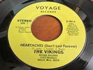 THE VIKINGS  RARE DETROIT FUNK MOD NORTHERN SOUL ON VOYAGE LABEL HEARTACES