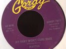 MARTHA & THE VANDELLAS - MY BABY WON'T COME BACK - GORDY