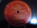 CARUSO / Tosca     / GRAMOPHONE CONCERT RECORD G&T