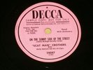 SCAT MAN CROTHERS-Sunny Side of the Street/Smile Will Go Long Way-DECCA 29097-E