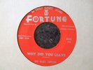 R&B - BIG BLUES CARSON - WHY DID YOU LEAVE - FORTUNE - LISTEN