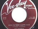 The SPANIELS doowop 45 Stormy Weather / Here Is Why... VEE-JAY cc1409