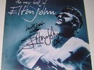 ELTON JOHN LP THE VERY BEST OF HAND SIGNED AUTOGRAPHED