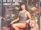 Best Musical Comedy Songs LP Record Bettie Page Pinup Cover Leopard Print