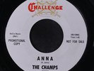 CHAMPS: Anna / Buckaroo 45 (dj) Oldies