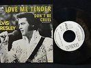 ELVIS PRESLEY love me tender MEXICO 2-TRK P/S 1974  White Radio Promo