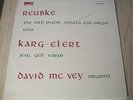 TAS Super Disc REUBKE organ sonata David McVey Orion 78282 RARE LP
