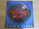 SIGNAL - Loud & Clear Korea Vinyl LP 1990 INSERT