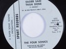 Northern Soul 45 FOUR SONICS Easier Said Than Done SPORT HEAR