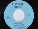 Crossover Soul 45 ROZETTA JOHNSON Mine Was Real CLINTONE VG+ HEAR