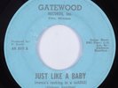 Northern Soul 45 FLINT EMERALDS Just Like A Baby GATEWOOD HEAR