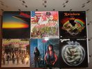 6 VINYLS 33 TOURS /JUDAS PRIEST/RAINBOW RISING/WHITESNAKE....