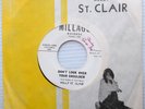 KELLY ST. CLAIR northern soul popcorn PS 45 DARKNESS ON YOUR MIND vg++ F1770