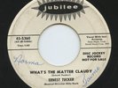 Hear - Rare Black Rocker 45 - Ernest Tucker - What's The Matter Claudy - Jubilee