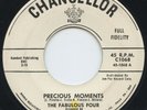 Hear - Rare Soul/Doo Wop 45 - The Fabulous Four - Precious Moments - Chancellor