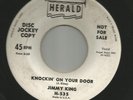 ROCKABILLY bw/ TEEN - JIMMY KING - KNOCKIN' ON YOUR DOOR -HEAR-1959 DJ HERALD