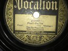 V+ THE TENNESSEE TOOTERS CRAZY QUILT & THE SIX HAYSEEDS FIRE  on VOCALION 15487