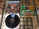 The Beatles Sergeant Pepper 1967 first pressing Parlophone LP with cut-out sheet