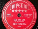 ROSE MITCHELL - Baby Please Don't Go - IMPERIAL 5260 r&b blues 78 rpm EX