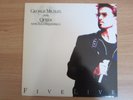 GEORGE MICHAEL AND QUEEN - FIVE LIVE KOREA LP 1993 INSERT