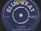 RARE UK SKA BLUE BEAT 45 VG++ PRINCE BUSTER - AL CAPONE / ONE STEP -  LISTEN