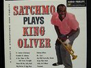 Louis Armstrong - Satchmo Plays King Oliver LP VG+ AFSD 5930 Stereo USA 1960